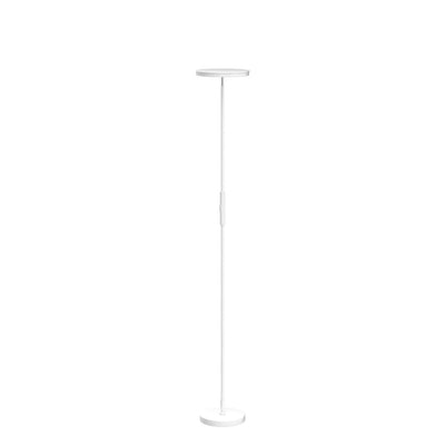 Floor Lamp,30W/2400LM Sky LED Modern Torchiere 3 Color Temperatures Super Bright -Tall Standing Pole Light with Remote & Touch Control for Living Room,Bed Room,Office (Pearl White)