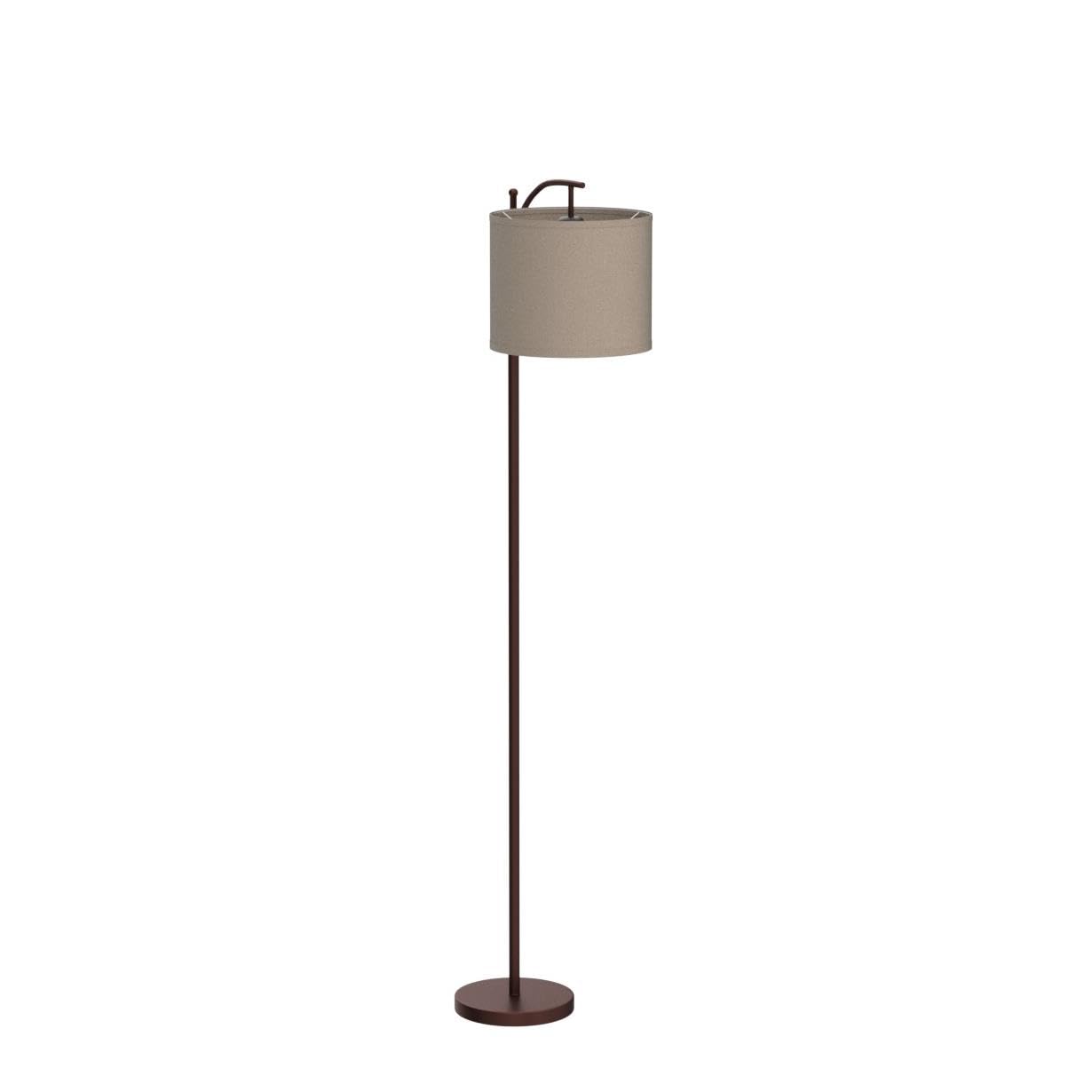 Floor Lamp for Living Room, LED Standing Lamp with 2 Lamp Shades Tall Industrial Floor Lamp Reading for Bedroom, Office (9W LED Bulb Included) - (Oil-Rubbed Bronze)