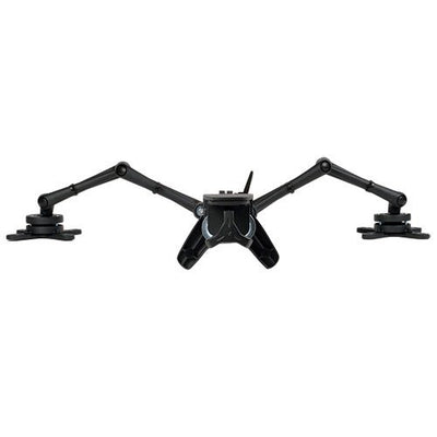 Dual LCD Display Desk Mount Swivel Tilt for 13 to 27-Inches Flat Screen TV (DDR1327SDFC)