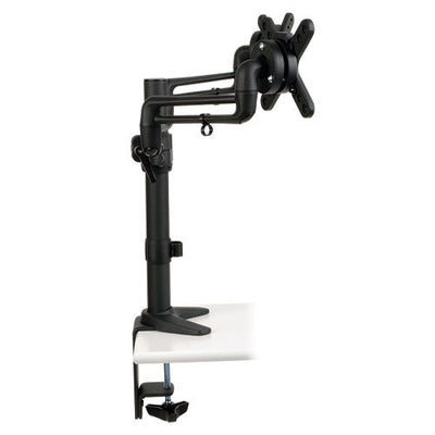 Dual LCD Display Desk Mount Swivel Tilt for 13 to 27-Inches Flat Screen TV (DDR1327SDFC)