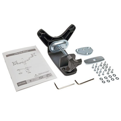 Dual LCD Display Desk Mount Swivel Tilt for 13 to 27-Inches Flat Screen TV (DDR1327SDFC)
