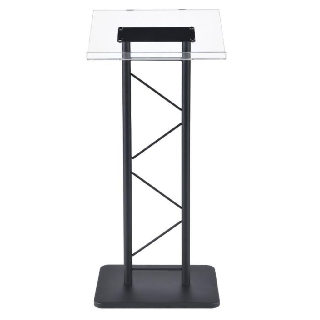 Modern & Stylish Acrylic and Metal Podium (43.4" Height)