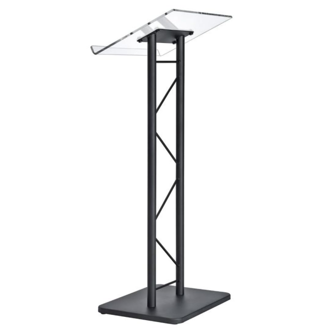 Modern & Stylish Acrylic and Metal Podium (43.4" Height)