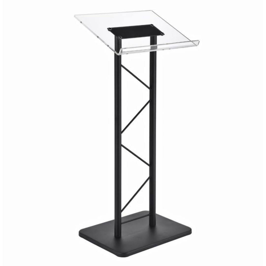Modern & Stylish Acrylic and Metal Podium (43.4" Height)