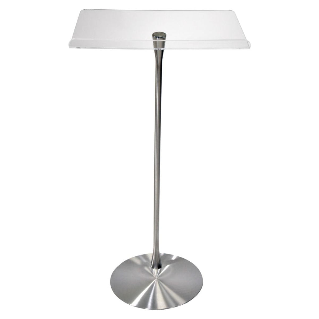 Arc 1 Stainless Steel and Acrylic Podium, Pulpit or Lectern