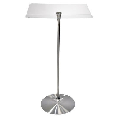 Arc 1 Stainless Steel and Acrylic Podium, Pulpit or Lectern