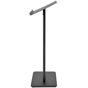 Large portable Lectern, Stand Up Church Pulpit, Slanted  Lectern conference, Podium for Speakers, Speeches and Other Occasions- Truss Lectern, Black Powder Coat Finish, Metal