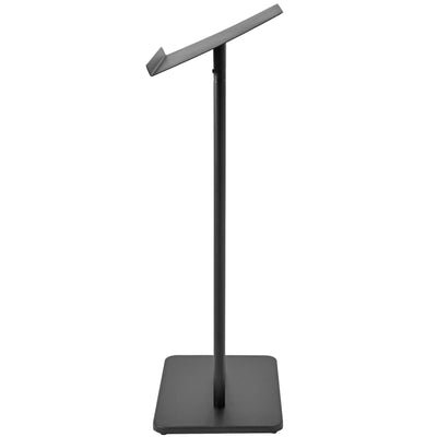 Large portable Lectern, Stand Up Church Pulpit, Slanted  Lectern conference, Podium for Speakers, Speeches and Other Occasions- Truss Lectern, Black Powder Coat Finish, Metal