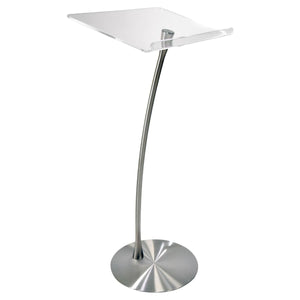 Arc 1 Stainless Steel and Acrylic Podium, Pulpit or Lectern