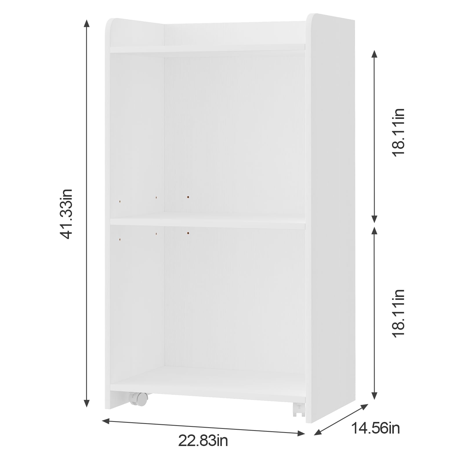 Podium Stand - Portable Podium Stand with 4 Rolling Wheels, Pulpits for Churches with Adjustable Shelf, Hostess Stand, Mobile Teacher lecterns & podiums for Church, Classroom, Office (White)