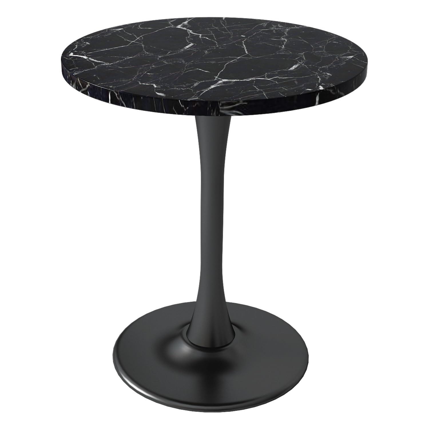 Black Marble Round Dining Table 24