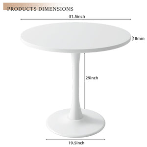 Round Dining Table 31.5