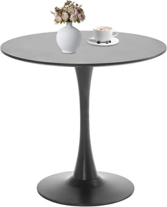 Black Round Dining Table, 31.5