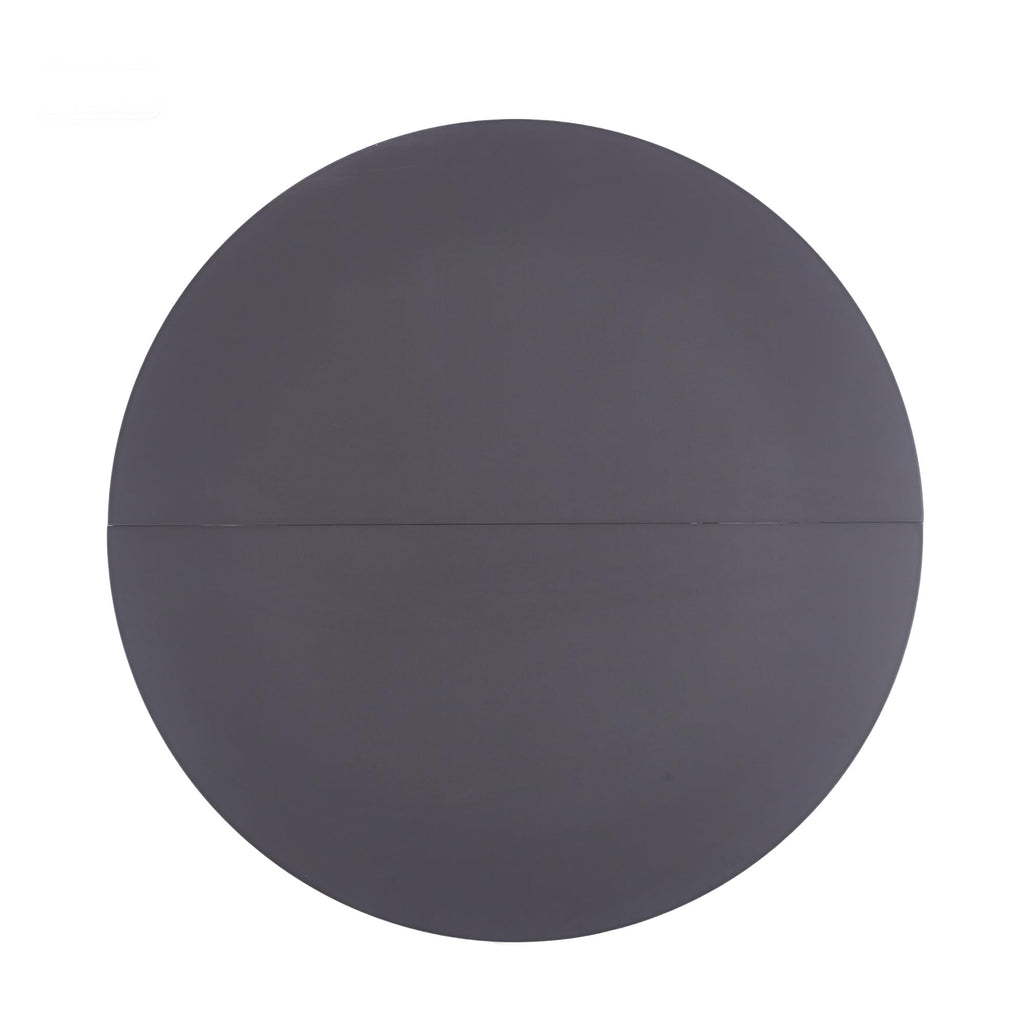 42" Tulip Table for 4-6 Persons Modern Round Dining Room Table, Mid-Century Modern Grey Small Kitchen Table with MDF Wooden Top, Leisure Coffee Table for Living Room, Dining Room, Office
