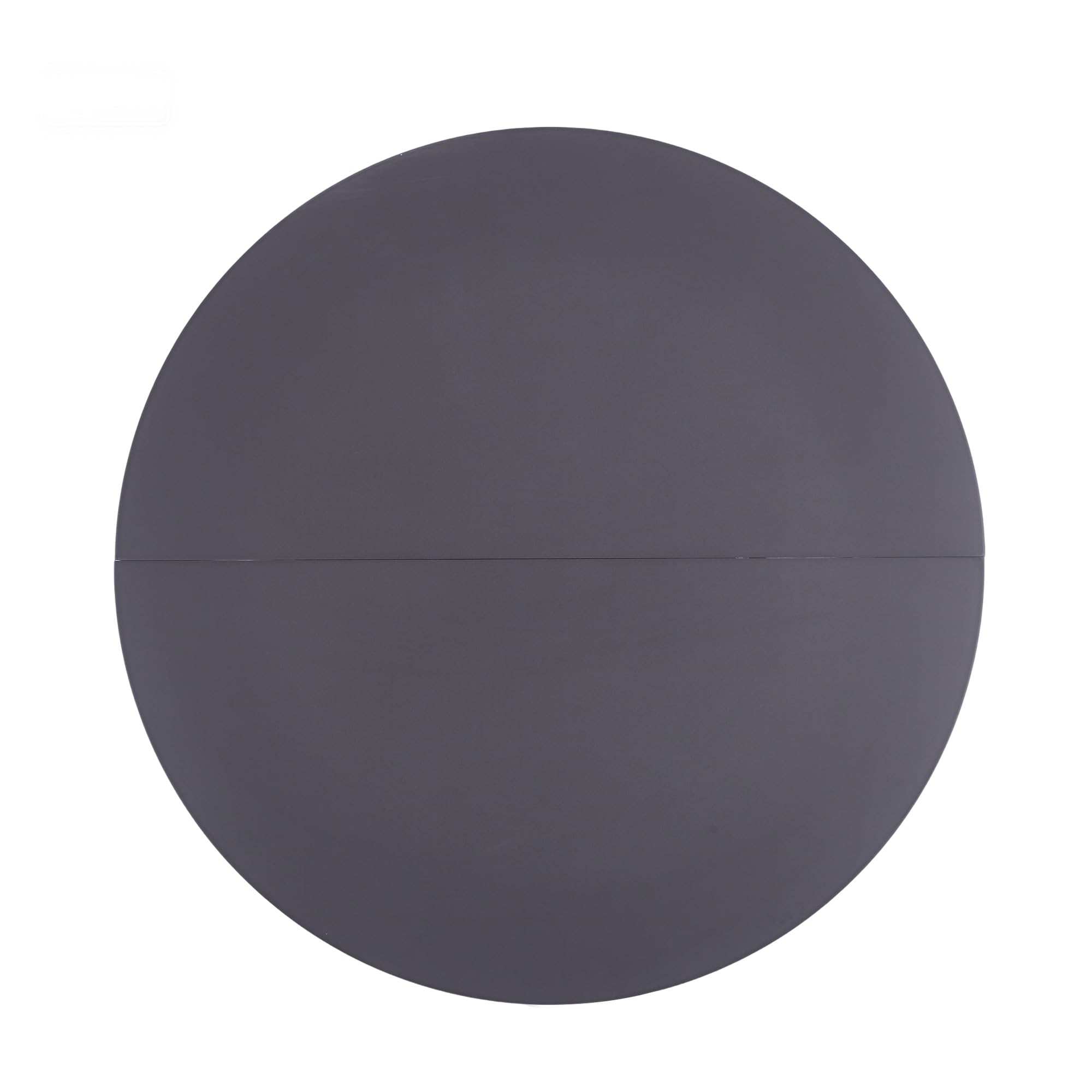 42" Tulip Table for 4-6 Persons Modern Round Dining Room Table, Mid-Century Modern Grey Small Kitchen Table with MDF Wooden Top, Leisure Coffee Table for Living Room, Dining Room, Office