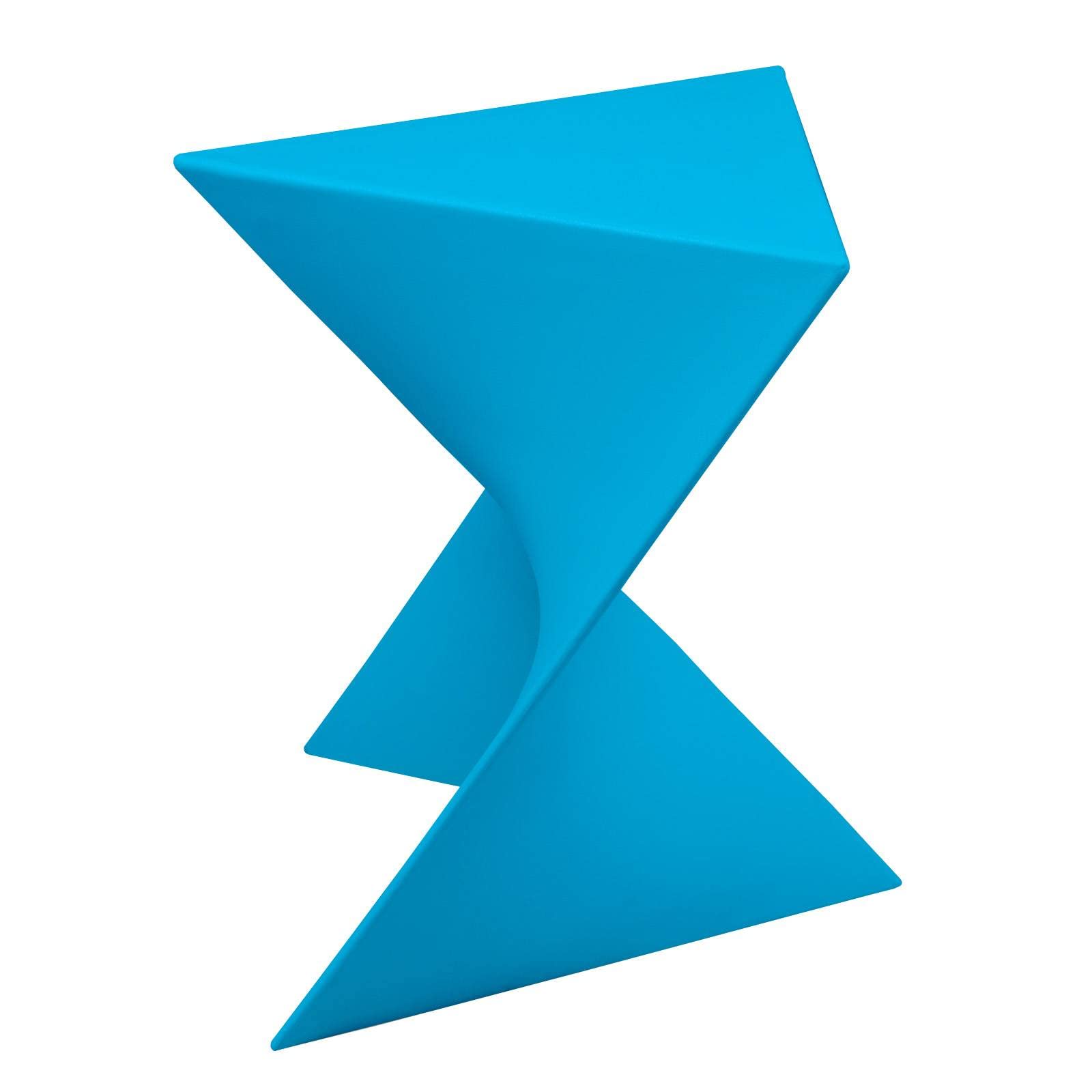 Modern Blue Accent End Table - Stylish Vanity Side Table for Bedroom, Living Room, or Office