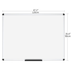Dry Erase Board/Non-Magnetic Whiteboard, 48 x 36 Inches, Wall Mounted Board for School Office and Home