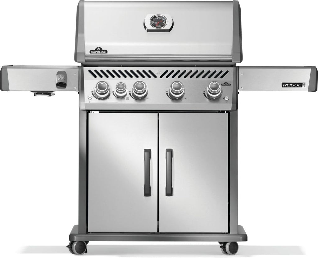 Rogue PRO 525 Natural Gas Grill with Infrared Side Burner, Stainless Steel, Durable 5-Burner Gas Grill