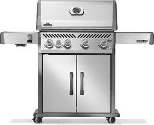 Rogue PRO 525 Natural Gas Grill with Infrared Side Burner, Stainless Steel, Durable 5-Burner Gas Grill