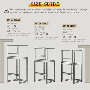 Modern Counter Height Bar Stools,Bar Stools Set of 4,Fabric Upholstered Barrel Barstools with Backs,26'' Kitchen Island Chairs,Metal Gold Frames,Off White Linen