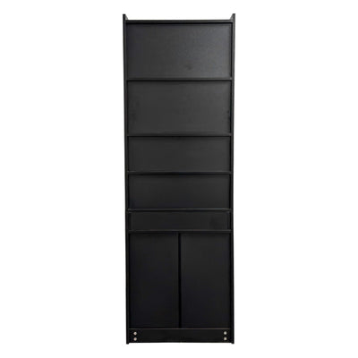 Fold-Out Home Office Desks Writing Table with Glass Doors, Drawers, Bookshelf & Storage Shelves, Modern Wooden Convertible Workstation for Work, Study