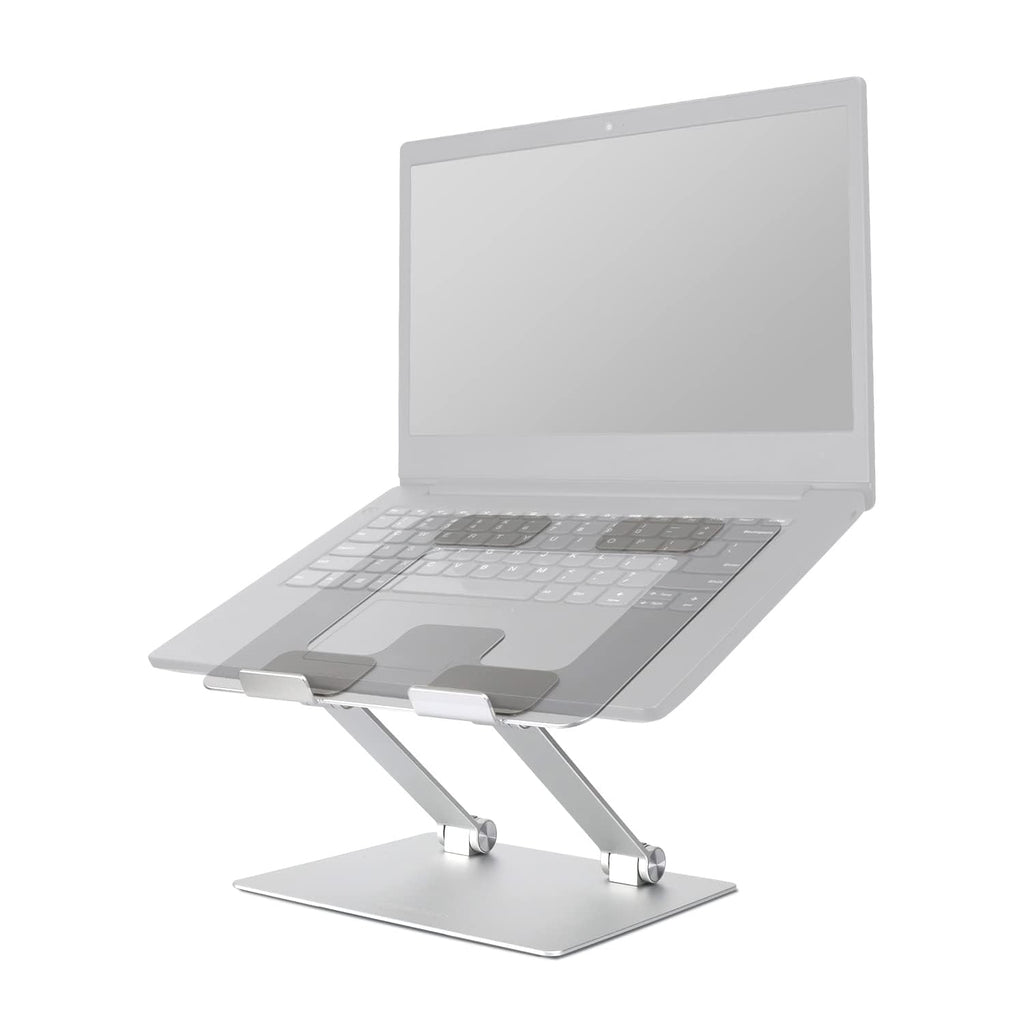 Sturdy and Portable Ergonomic Laptop Stand for Desk, Adjustable Riser, Fits all Laptops and Notebooks up to 17.3 Inch, Silver, 10 x 8.7 x 6 in