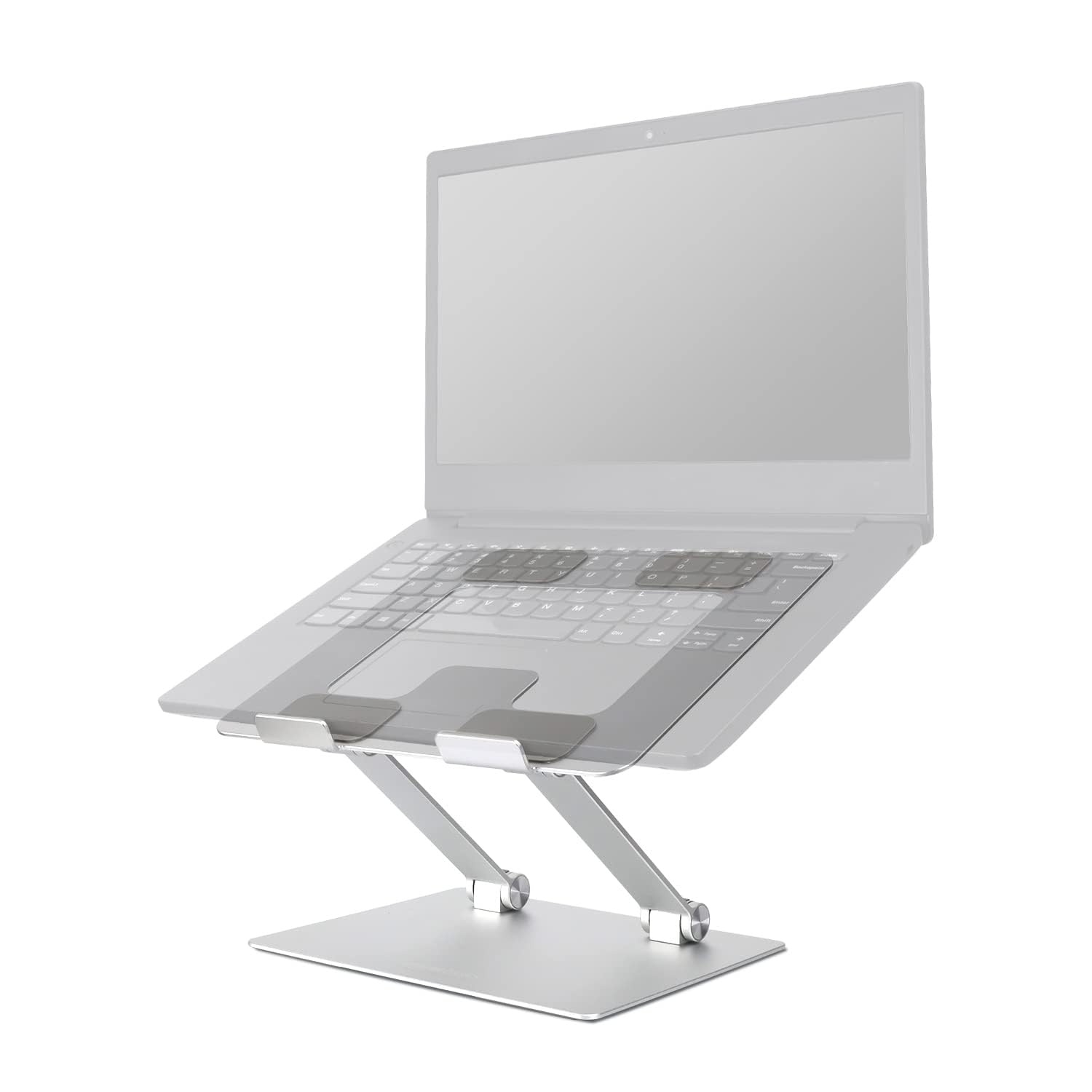 Sturdy and Portable Ergonomic Laptop Stand for Desk, Adjustable Riser, Fits all Laptops and Notebooks up to 17.3 Inch, Silver, 10 x 8.7 x 6 in