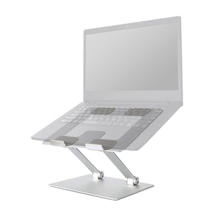 Sturdy and Portable Ergonomic Laptop Stand for Desk, Adjustable Riser, Fits all Laptops and Notebooks up to 17.3 Inch, Silver, 10 x 8.7 x 6 in