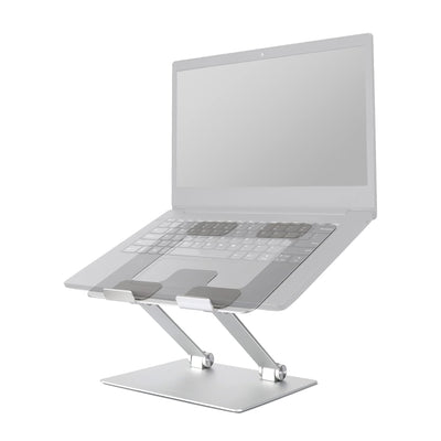 Sturdy and Portable Ergonomic Laptop Stand for Desk, Adjustable Riser, Fits all Laptops and Notebooks up to 17.3 Inch, Silver, 10 x 8.7 x 6 in