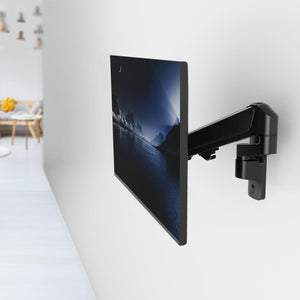 Premium Aluminum Single TV Wall Mount for 23 to 43 inch Screens, Adjustable Arm, Fits up to VESA 200x200, MOUNT-G200B