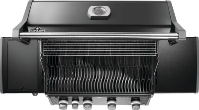 Rogue PRO 525 Natural Gas Grill with Infrared Side Burner, Black, Durable 5-Burner Cooking Surface