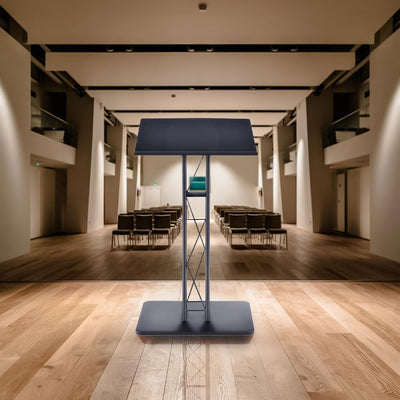 Podium, Modern Metal Podium for Churches, Meetings, Halls