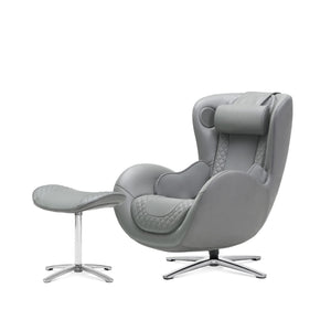 Heated Classic Massage Chair with Ottoman – Full Body & Spot Shiatsu Massager, Recliner with Bluetooth Speaker & in-Chair Charger – Portable & Ergonomic Design
