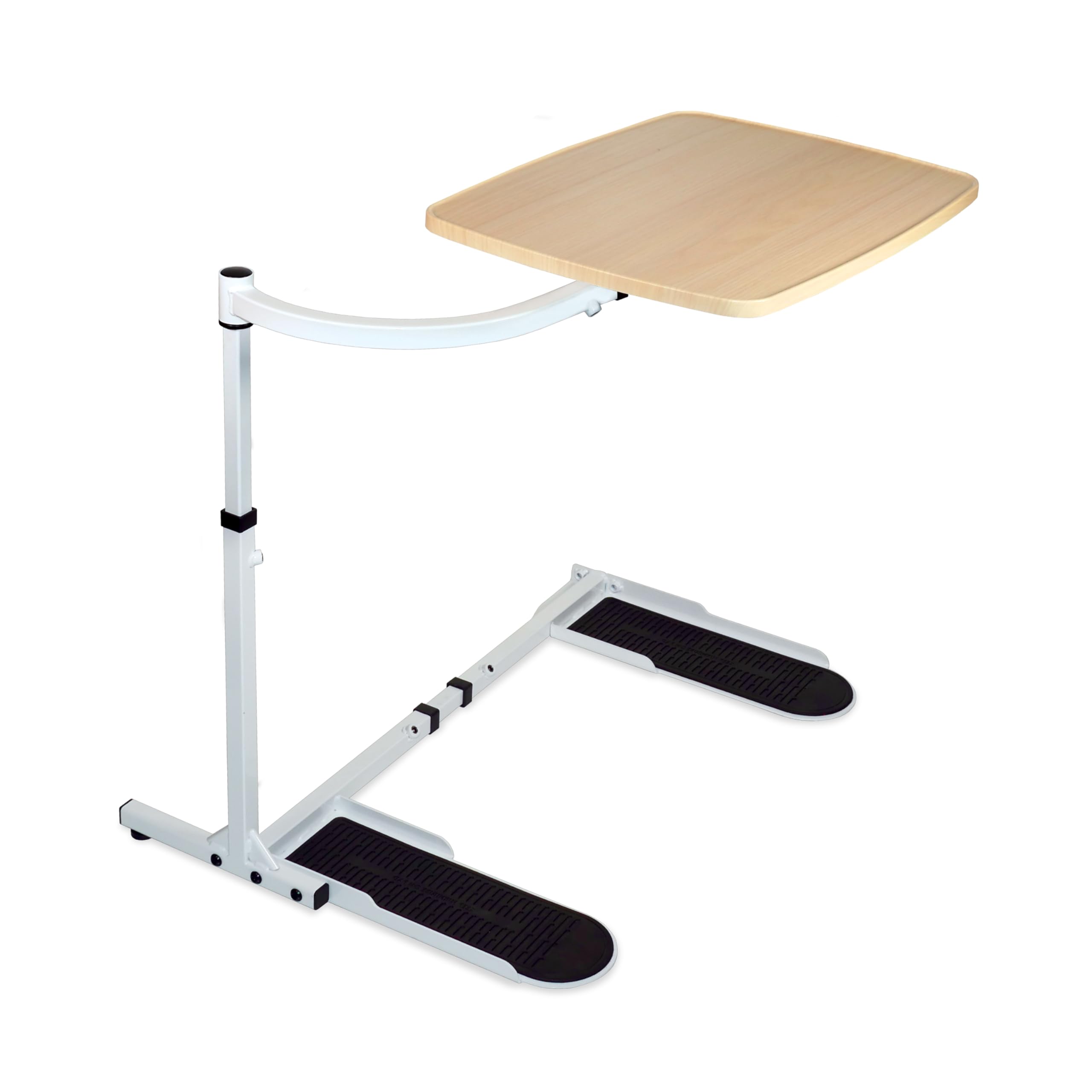 Wonder Tray, Adjustable Swivel Table, Large Laptop Stand, Couch Desk, Side Tables & Gaming Bench, TV-Trays for Eating on Couches, Chairs, Recliners, Maple