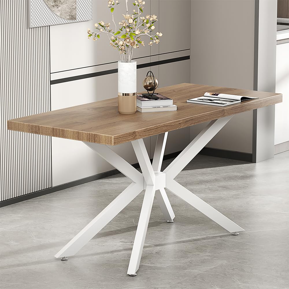 Modern Table Base 29" Metal Dining Table Legs with Suction Cups, Desk Base for Marble,Glass,Wood Top, Furniture Legs for Coffee Table, Home,Kitchen, Office (White)