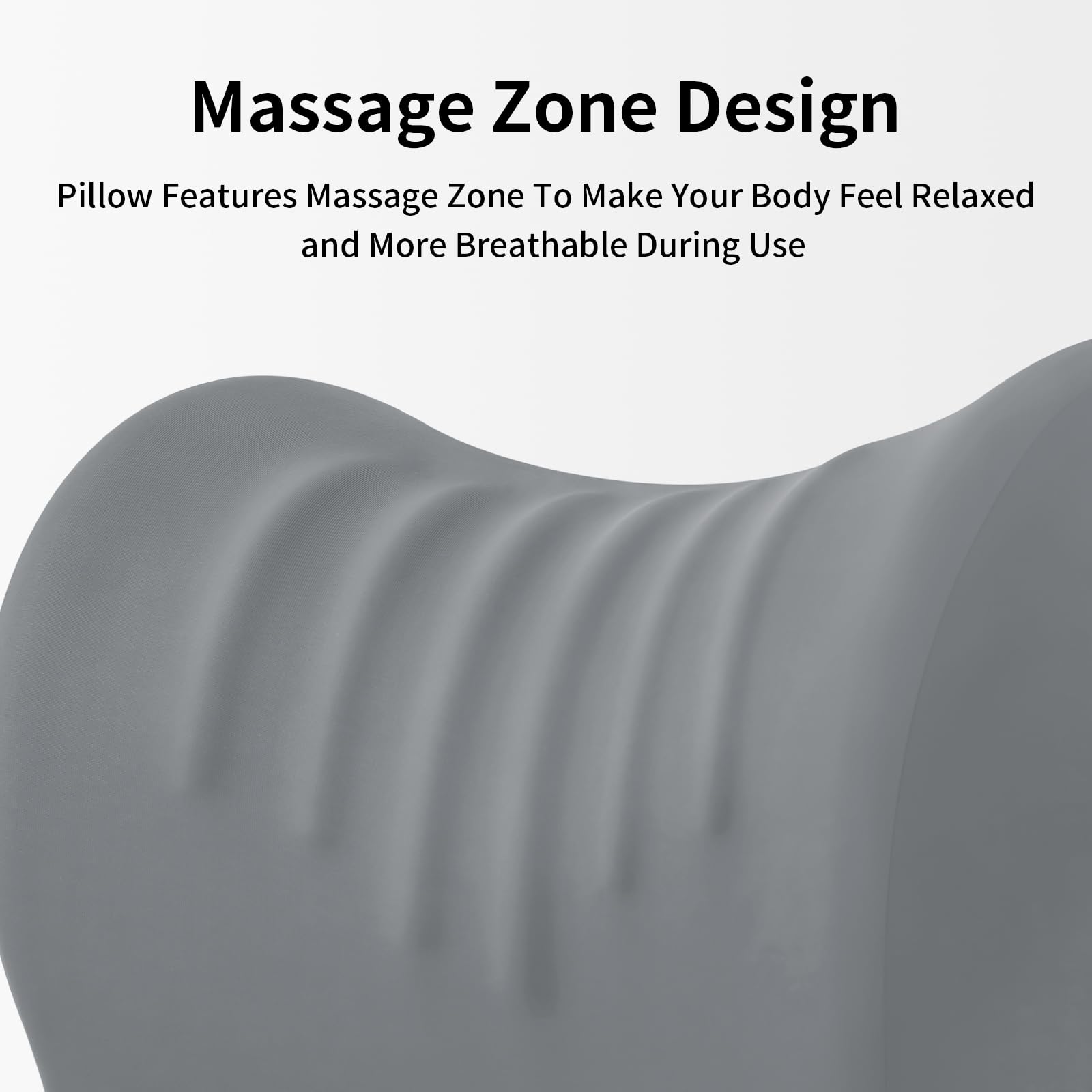Ergonomic Office Chair Headrest, Adjustable Neck Support Pillow with Removable Washable Cover, Universal Head Rest Attachment for Office Chairs, Wheelchairs, Desk Chair Napping (Gray)