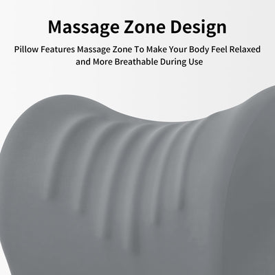 Ergonomic Office Chair Headrest, Adjustable Neck Support Pillow with Removable Washable Cover, Universal Head Rest Attachment for Office Chairs, Wheelchairs, Desk Chair Napping (Gray)