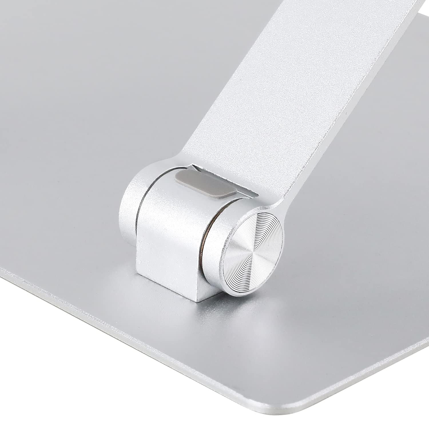 Sturdy and Portable Ergonomic Laptop Stand for Desk, Adjustable Riser, Fits all Laptops and Notebooks up to 17.3 Inch, Silver, 10 x 8.7 x 6 in