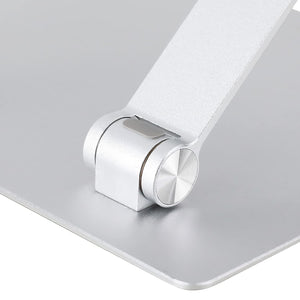 Sturdy and Portable Ergonomic Laptop Stand for Desk, Adjustable Riser, Fits all Laptops and Notebooks up to 17.3 Inch, Silver, 10 x 8.7 x 6 in