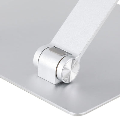 Sturdy and Portable Ergonomic Laptop Stand for Desk, Adjustable Riser, Fits all Laptops and Notebooks up to 17.3 Inch, Silver, 10 x 8.7 x 6 in