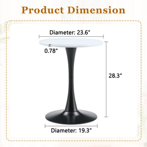 Round Dining Table, 23.6