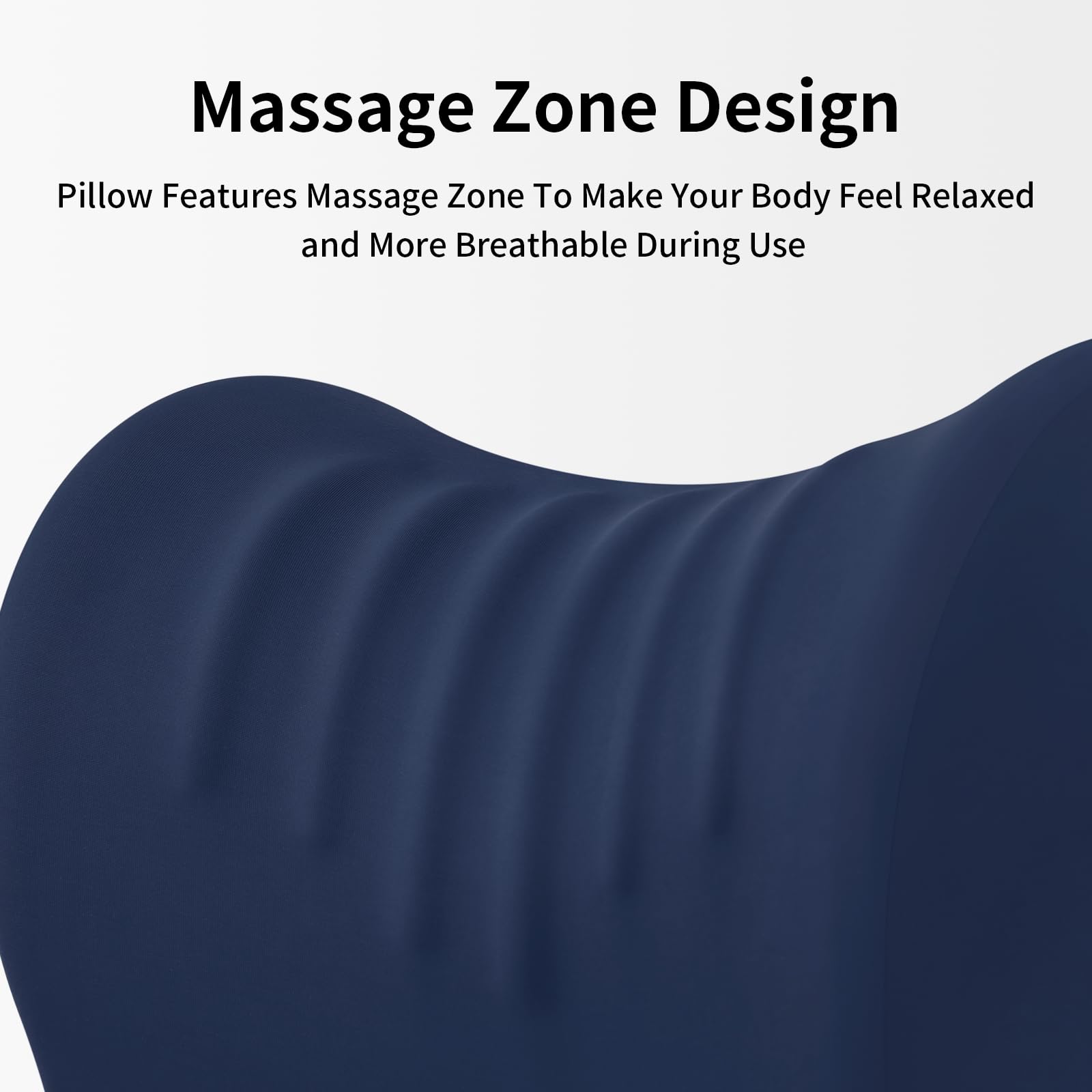 Ergonomic Office Chair Headrest, Adjustable Neck Support Pillow with Removable Washable Cover, Universal Head Rest Attachment for Office Chairs, Wheelchairs, Desk Chair Napping (Navy Blue)