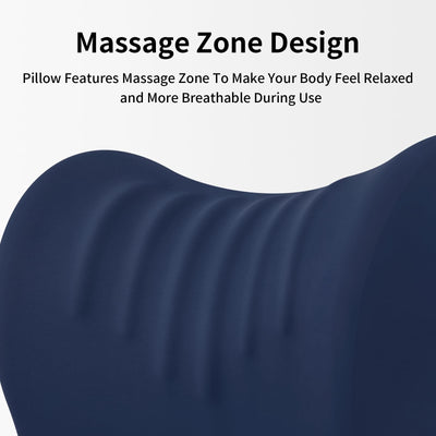 Ergonomic Office Chair Headrest, Adjustable Neck Support Pillow with Removable Washable Cover, Universal Head Rest Attachment for Office Chairs, Wheelchairs, Desk Chair Napping (Navy Blue)