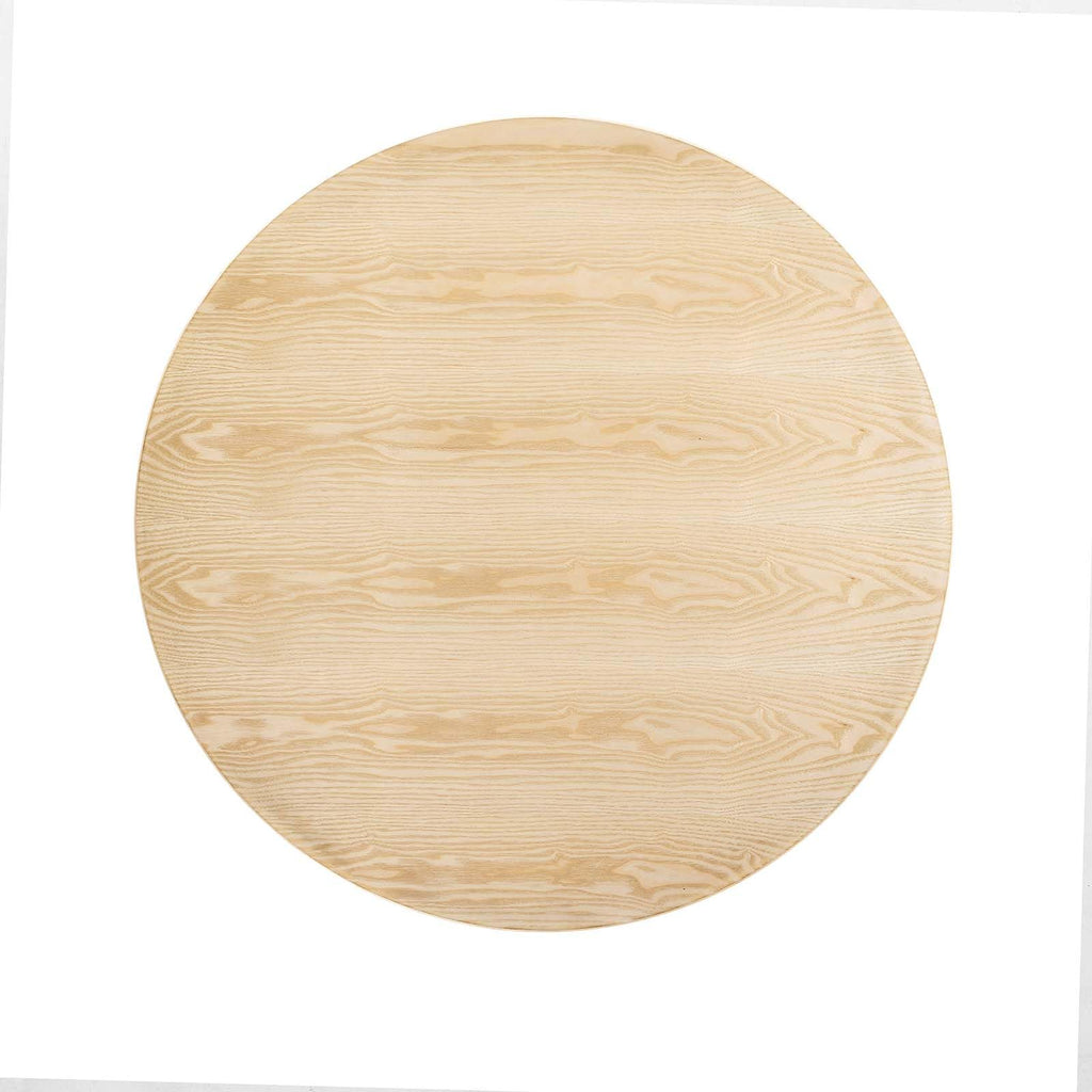 Dining Table, 48", Gold Natural