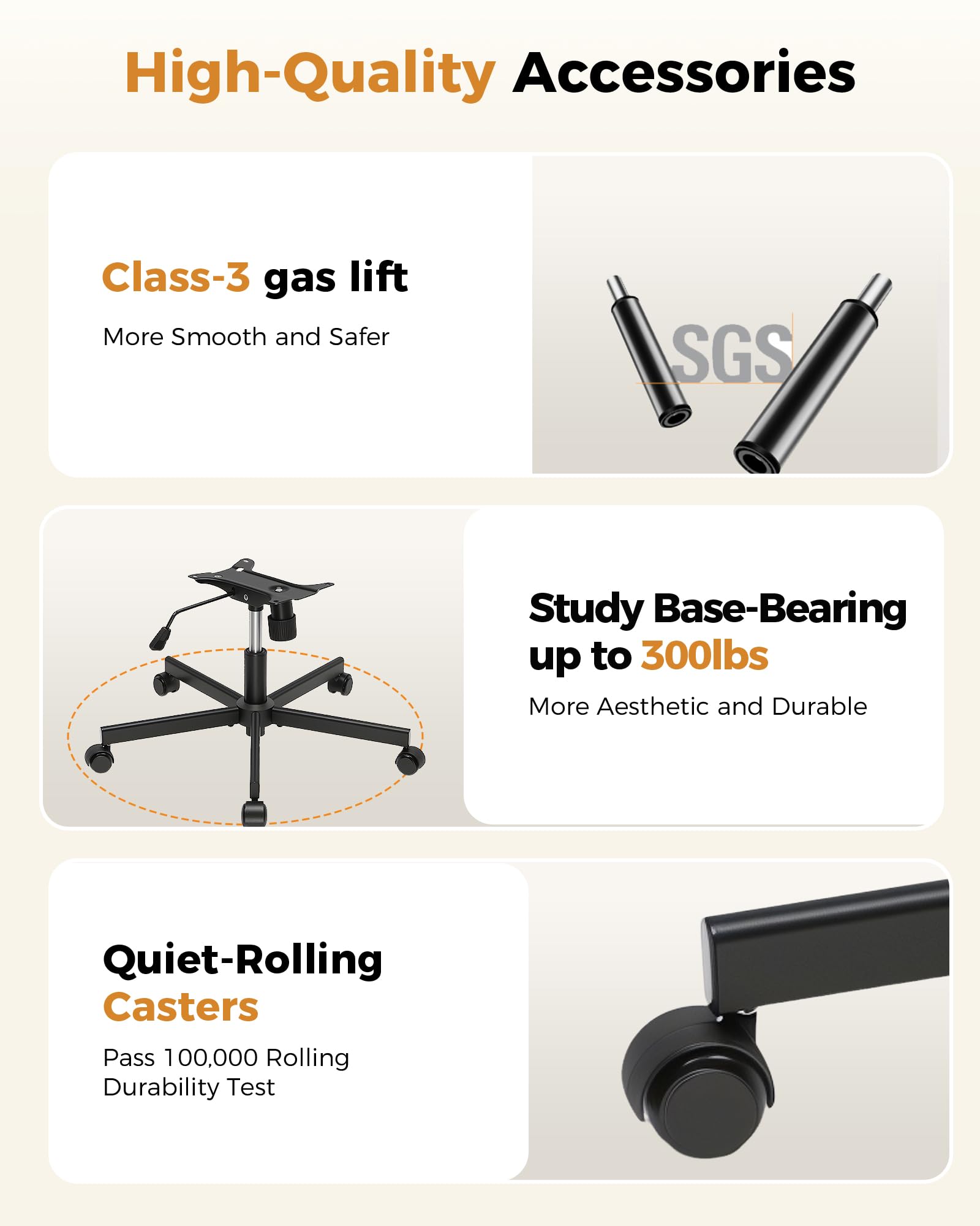 Cross Legged Office Chair with Wheels Armless Office Desk Chair, Modern Vanity Computer Task Chairs for Home Bedroom, Comfortable Wide Seat for Lower Back Pain Relief, PU Leahter, Black