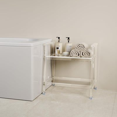Acrylic Shower Chair with Arms - 23.62