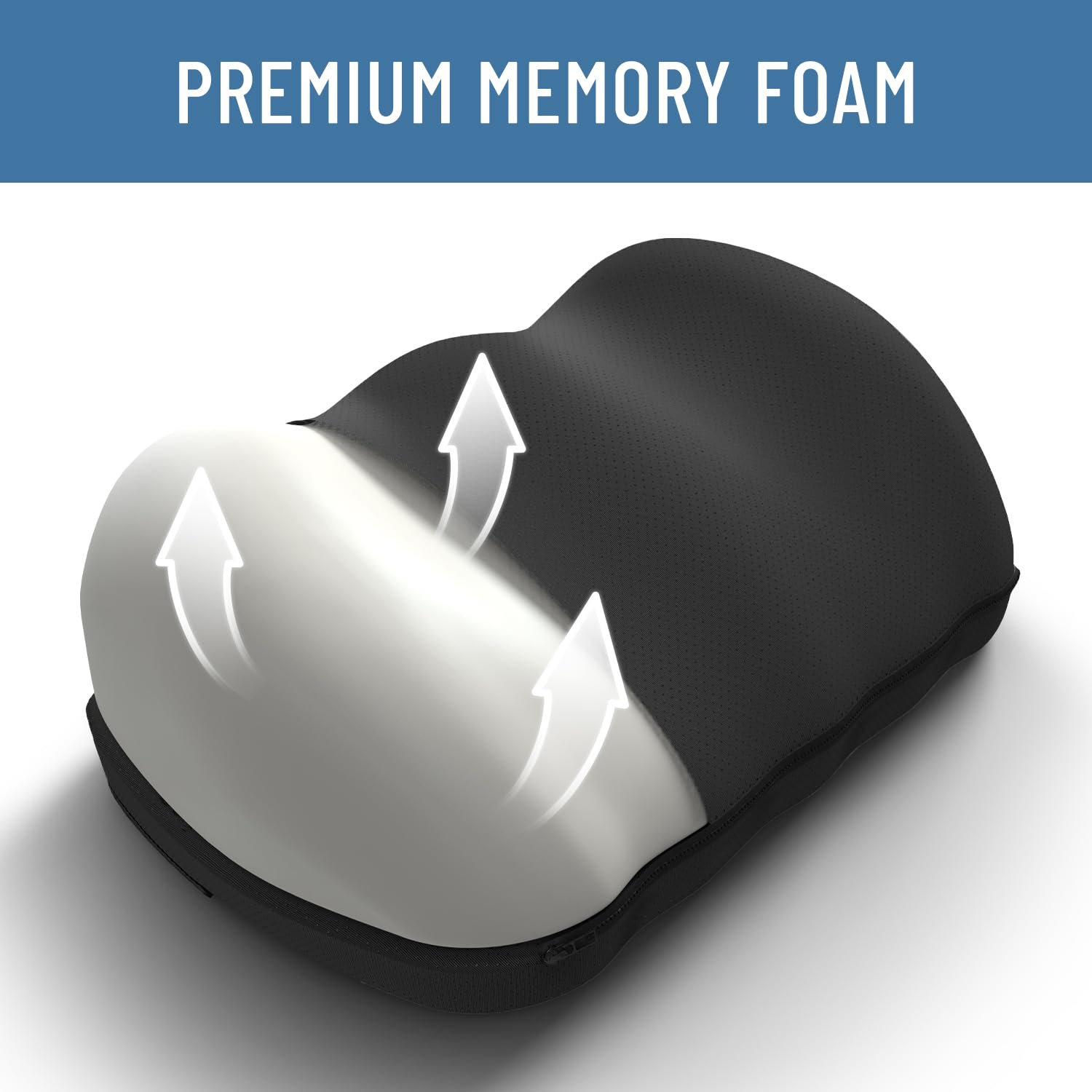 Adjustable Cloud Foot Rest for Under Desk at Work with Pressure Point Nodes - Comfortable Memory Foam Office Foot Stool & Desk Pillow, Gaming & Home Accessories