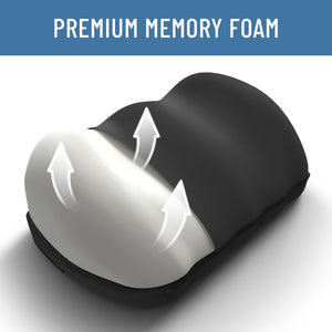 Adjustable Cloud Foot Rest for Under Desk at Work with Pressure Point Nodes - Comfortable Memory Foam Office Foot Stool & Desk Pillow, Gaming & Home Accessories