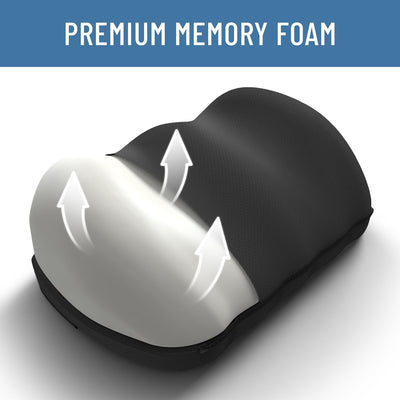 Adjustable Cloud Foot Rest for Under Desk at Work with Pressure Point Nodes - Comfortable Memory Foam Office Foot Stool & Desk Pillow, Gaming & Home Accessories
