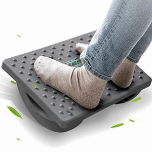 Foot Rest for Under Desk at Work - Ergonomic Foot Stools for Under Office Desk - Rocking Footrest with Roller Massager - Leg Rest for Chair, Computer Gaming -13